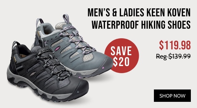 Keen Koven Waterproof Hiking shoes for men's or ladies