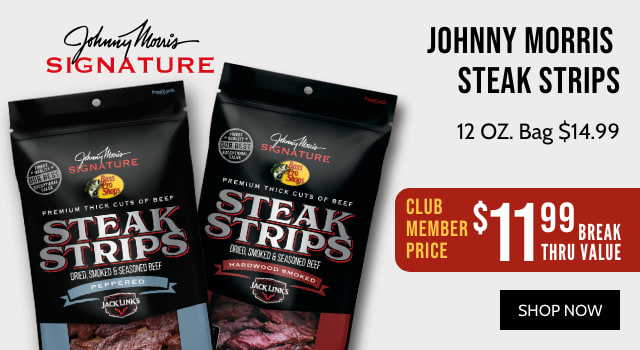 Johnny Morris Steak Strips