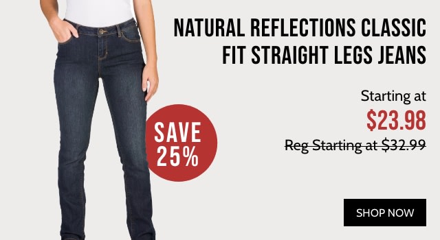 Natural Reflections Classic Fit Straight legs Jeans