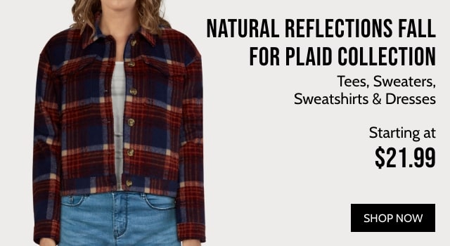Natural Reflections Fall for Plaid Collection