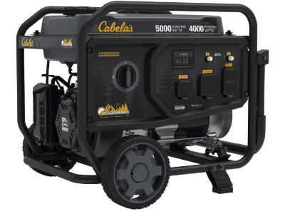 Cabela's Outdoorsman Series 5,000W/4,000W RV-Ready Portable Generator with Wheel Kit