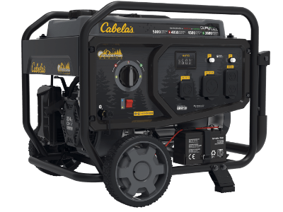 Cabela's Outdoorsman Series 5,000W/4,000W RV-Ready Dual-Fuel Portable Generator with Electric Start