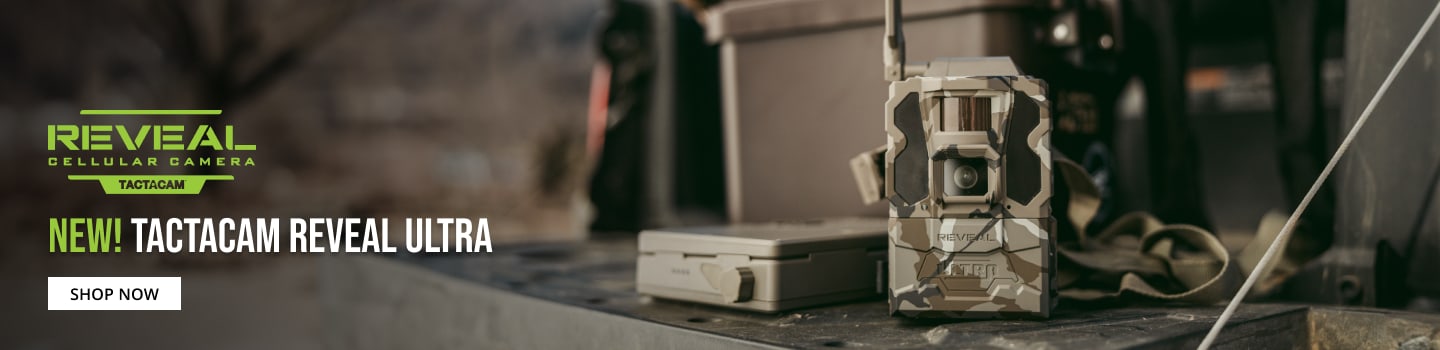 Reveal cellular camera. tactacam. NEW! Tactacam reveal ultra. Shop Now.