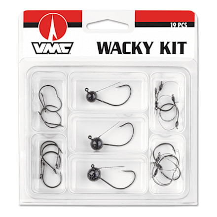 Hameçons Gamakatsu Wicked Wacky - Taille 1/0 - Lot De 3 - Noirs - NEUFS