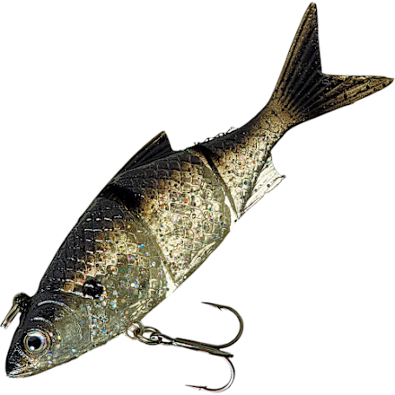 Bass Pro Shops Lazer Eye Shad - 3" - Olive Shiner