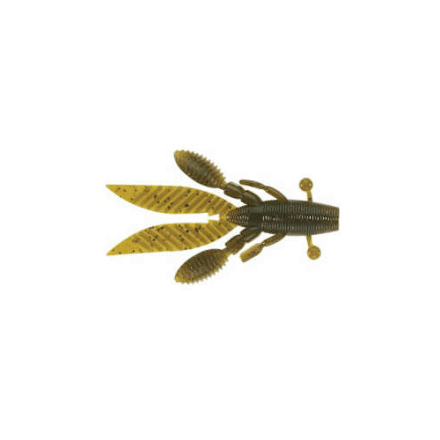 YAMAMOTO BAITS FLAPPIN' HOG Lot De 7 Citrouilles Vertes 9,5 Cm