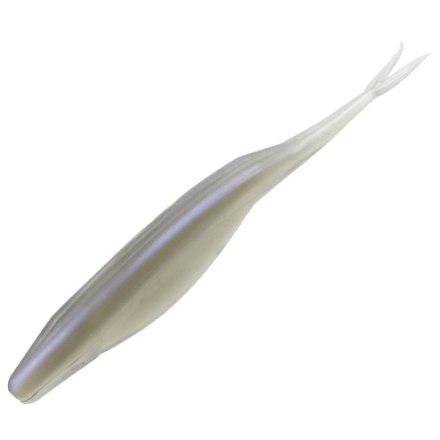 Zoom Bait Swimmin Super Fluke - Cebo (5 Unidades), Hombre, 116-045, Perla Blanca, 12,5 Cm