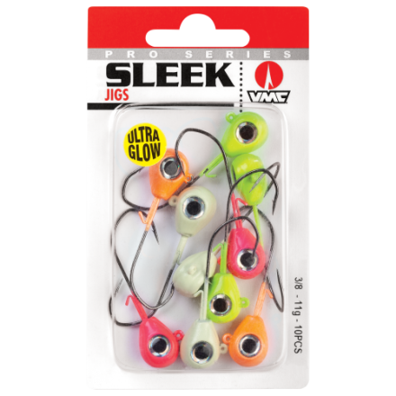 Maschere VMC Neon Moon Eye 1/4 Oz - Pacco Da 4 - Blue Fire UV - Esche Da Pesca
