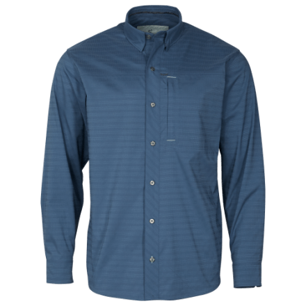 Homme Chemise homme à manches longues en popeline Turquoise