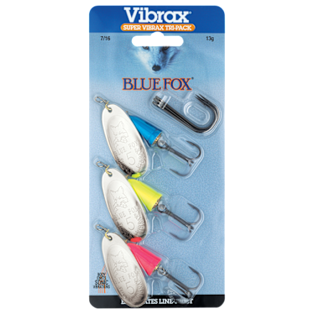 Blue Fox Super Vibrax Solid Color Tri-Pack Spinner Kit | Mack's