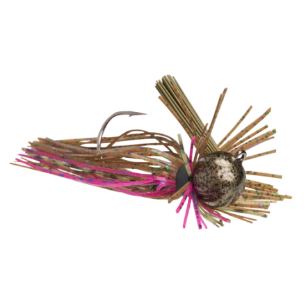5 Jig Jewel Bait Co J-Lock 1/4 Oz Finesse 3/0 Gamakatsu Per Pesca Bass - Texas-Bama Craw