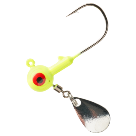 bass pro crappie jigs and lures Bombite Heads with Spinner 1/16 oz Underspin Fishing Jig Heads for Crappie Panfish Fishing Jig Head 40pcs : Sports & Outdoors The extra flash the tinsel provides on our highly Crappie Fishing Tackles Lures Kit
