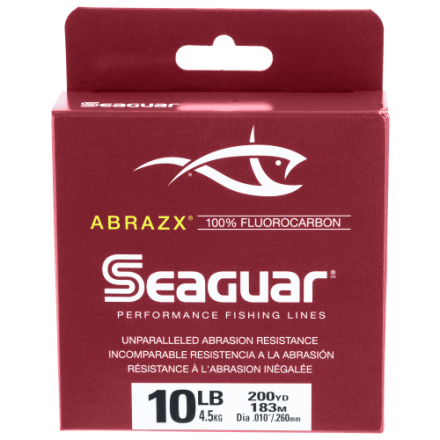 Ligne Seaguar INVizX 100% Fluorocarbone – 8 Lb / 200 Yd, Claire