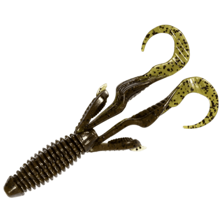Z-Man Gremlin 11,4 Cm Canada Craw - Esca Morbida Per Pesca, Corpo A Coste E Doppia Coda, Confezione 4 Pezzi - 2