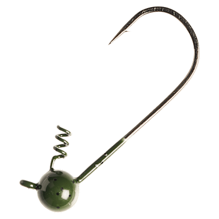 YUM Pumpkin Head Jig Fishing Lure - Shaky Head Jig With Extended Bait Holder, 3/0 Hook