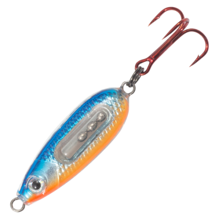 coffin spoon fishing lure Northland Tackle Buck-Shot Super-Glo Exo White / 1/8 oz With the internal brass rattle and Kicker Buck-Shot Coffin Spoon