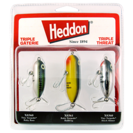 ルアー・フライ HEDDON PLASTICS COLLECTIBLES 1st Edition Heddon Plastic Vintage Fishing Lures with Original Box for