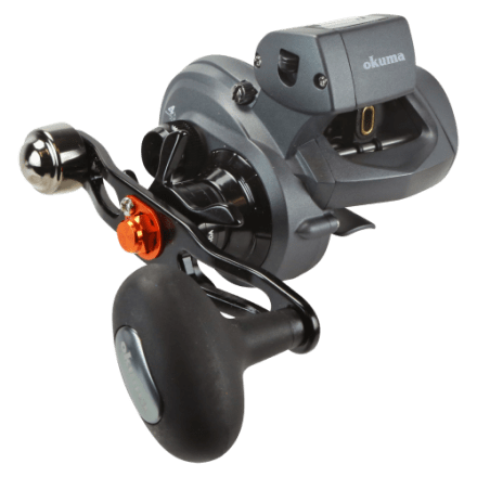 Moulinet De Pêche à La Traîne Okuma Cold Water CW 303DLX – Compteur, Manivelle Gauche