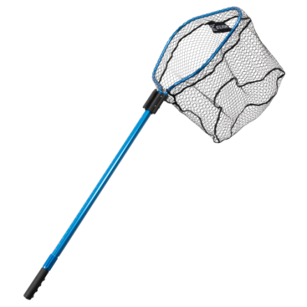 Clam Fortis Coated Conservation Landing Net - 19" x 20" Hoop; 44"-65" Handle
