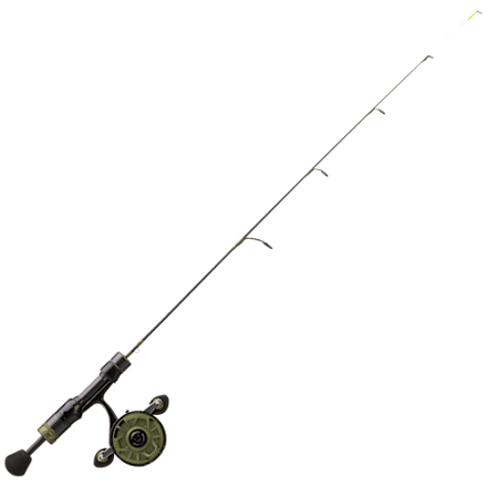 13 Fishing Wicked Stealth Edition Spinning Ice Combo | Cabela's