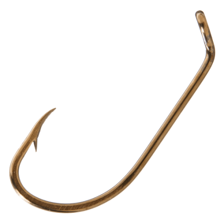 carved fishing hook 16
