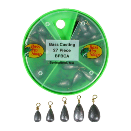 LIVRAISON GRATUITE 3/4 oz pivotant Bell BASS CASTING Sinkers-Quantité de 10/25/5