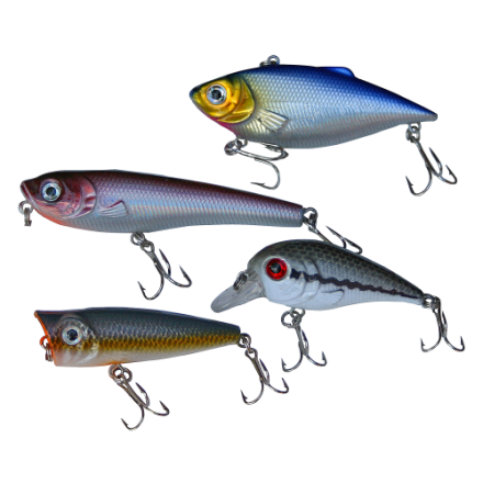 Crème 3" Spoiler Shad Swim Bait Lure, Black Back