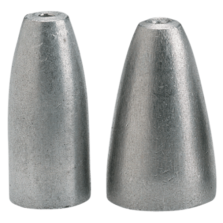 Danielson EnviroQuest Ultra Steel Bullet Worm Weights - 1/4oz, Natural, 9 Per Pack - Steel Fishing Sinkers
