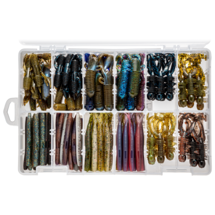 bass pro rubber fishing lure Patrol Round Football Jigs BPJ3401 Brown 3/4Oz bodied perch profile Bass Pro Shops 70-Piece Best