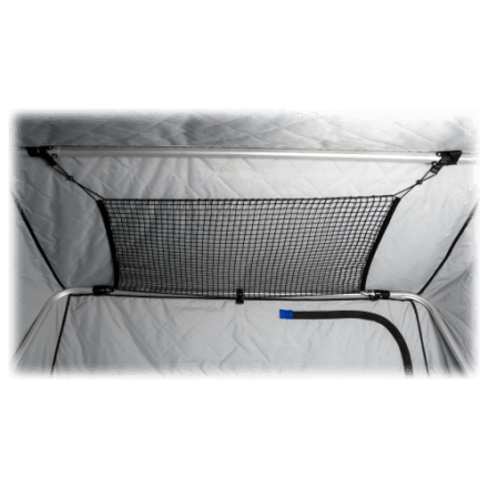 3 pocket cargo net otter fish house 201046 Storage duty mesh system will help anglers keep their gear dry and off the ice but always within reach. Otter Overhead Storage Hammock
