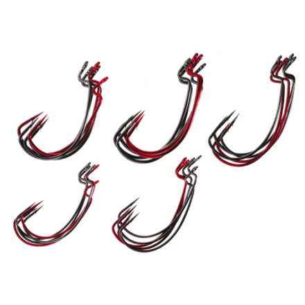 ewg red fishing hook Gamakatsu SuperLine Offset Hooks These hooks are Red finished to imitate a bleeding bait fish Gamakatsu Worm Hook EWG Superline