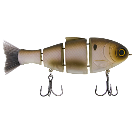 Lot De 3 Appâts Mike Bucca's Baby Bull Shad 3.75″ – Gold Shiner – Neufs