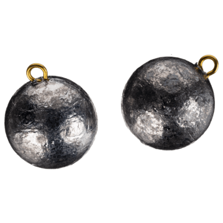 thumbnail image 2 of B&W Tackle 4 Oz Cannonball Lead Fishing Sinkers - Made In USA, Fresh Or Saltwater 2 of 6