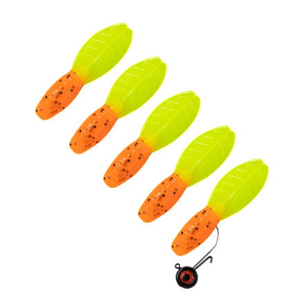 Bobby Garland Crappie Shootr Electric Chicken 1.5" Fishing Lure – Soft Plastic Bait For Crappie