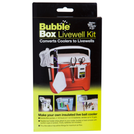Marine Metal Baby Bubbles B-18 Portable Air Pump - Compact Aerator For Bait & Livewells