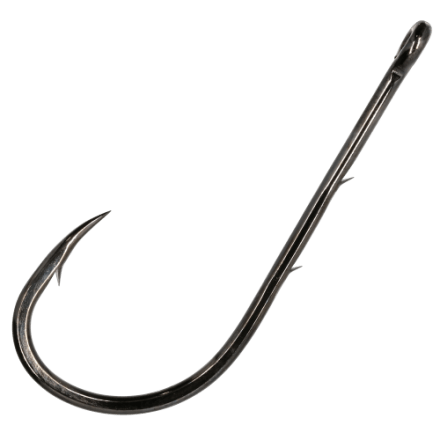 Owner American No Escape Barbless Fishing Hook - Black Chrome 4106-101, Catch & Release Friendly