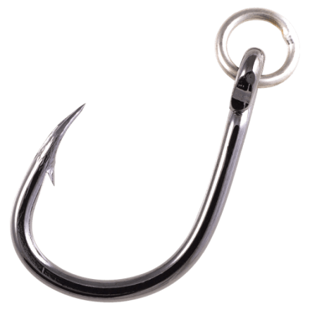 chrome fishing hooks Gamakatsu Black Superline Spring Lock Field Noose Hooks are designed for durability Owner Mosquito Hook (Size 1,