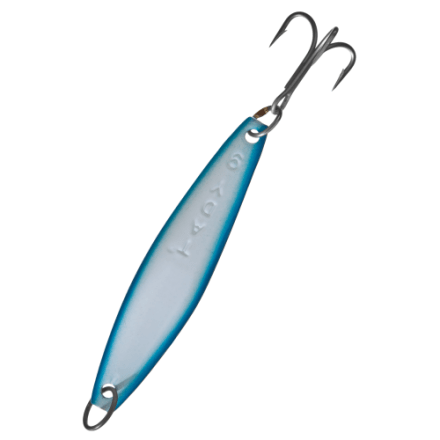 9 fishing lure soft plastic blue and white Tady Lure Casting Lure Model 9