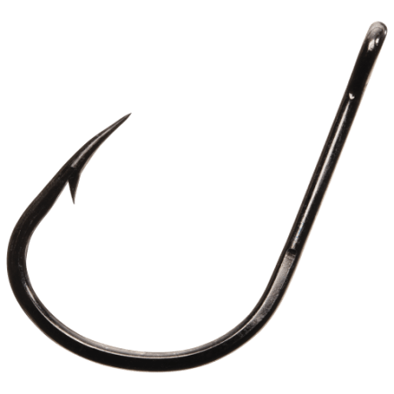 Mustad 94140 Live Bait Hook - 3X Strong, Black Nickel Finish, Size 5/0 (Pack Of 25)