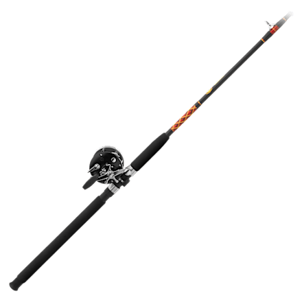 Penn Level Wind Boat/Pier Combo, Machined & Anodized Aluminum, 6'6"
