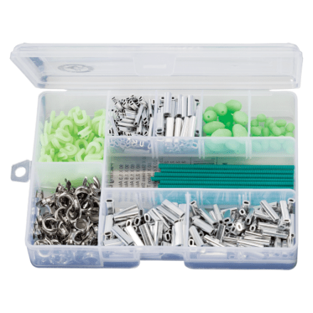 Eagle Claw Lazer Saltwater Tackle Kit - Hooks & Rigs For Redfish, Trout, And Inshore Fishing