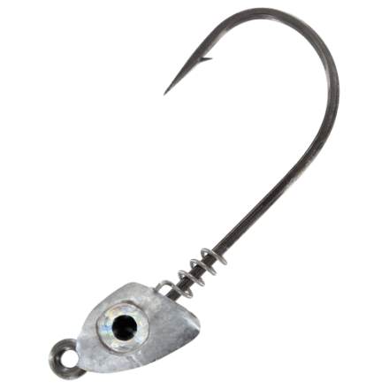 Mustad Spring Lock Jig Head - 1/8 Oz, 3/0 Hook For Fishing Lures