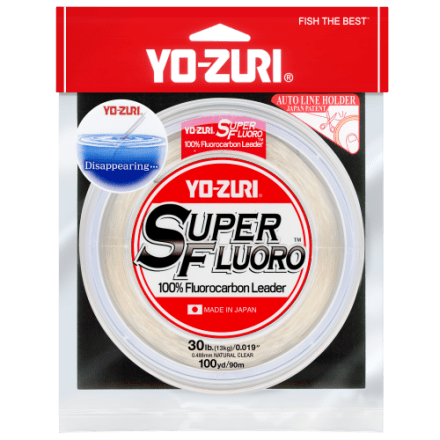 Fluorocarbone Yo Zuri Duel H.D Pro Tough Leader - 50 M - 7 Lb - Clair - Neuf