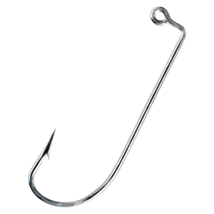 Mustad 34184 O'Shaughnessy Jig Classic Hook, 60 Degree Bend, Extra Long, Forged - Duratin - 100 Per Pack
