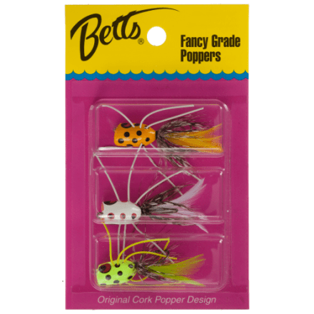 Leurres De Pêche Vintage Betts - Bass Bug Et Bee Pop - Neufs Sous Emballage - USA 90's