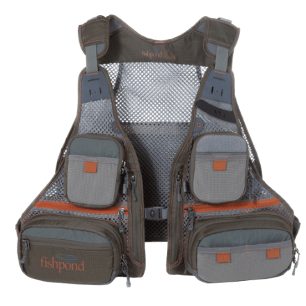 fishpond フィッシングベスト グレー/オレンジ fishpond Sagebrush Pro Mesh Fishing Vest | Bass Pro Shops