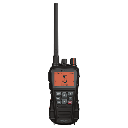 Rádio VHF Uniden Um385 25W com Tela Digital à Prova d'Água IPX4 | Frete grátis