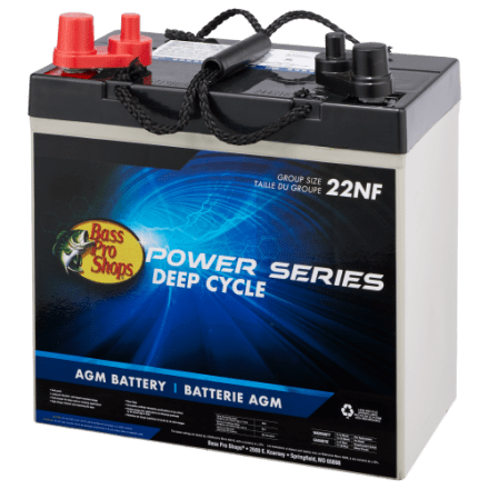 Bass Pro Shops Deep-Cycle and Starting 12V Marine Dual-Purpose Battery - 675/550/120 Min