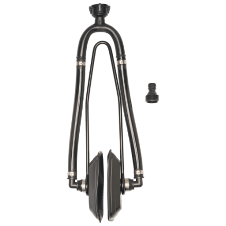 Outboard Motor Engine Flusher - Dual Feed Rectangle Design With Standard Hose Connection For Boat Maintenance