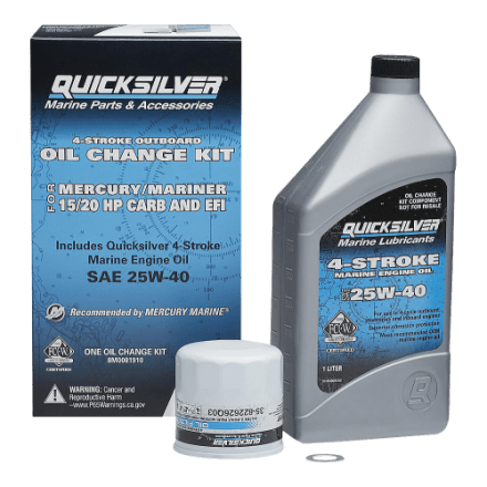 Quicksilver FCW® 25W-40 Synthetic Blend 4-Takt Marine Motor Olie